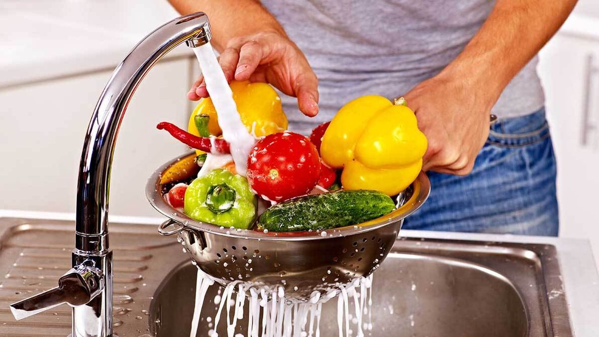 laver les légumes pour prévenir les infestations de ravageurs